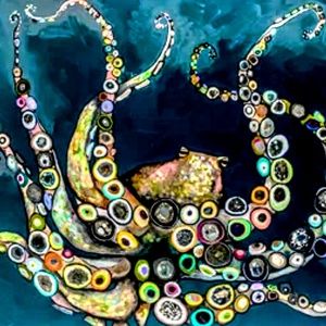 Octopus painting